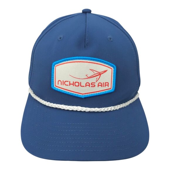 Nicholas Air Logo Patch Rope Braid Snapback Cap Trucker Baseball Flying Hat - Picture 1 of 14